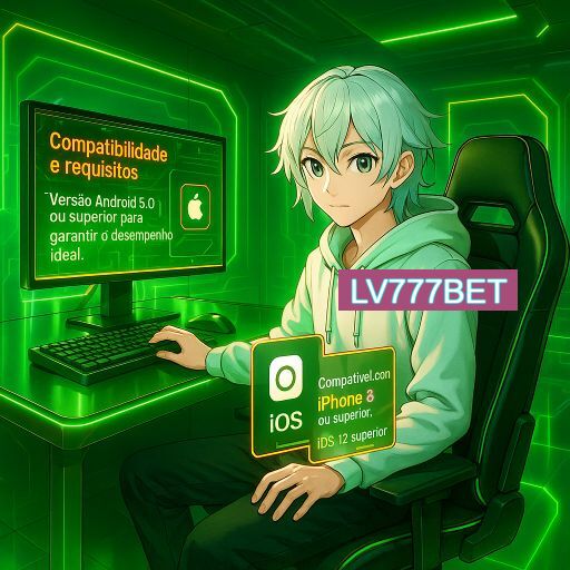 Imagem promocional do app oficial LV777BET destacando a conveniência de jogar cassino online pelo celular ou navegador