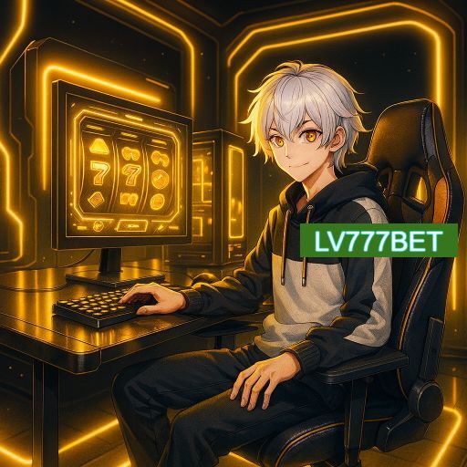 Imagem promocional do app oficial LV777BET destacando a conveniência de jogar cassino online pelo celular ou navegador