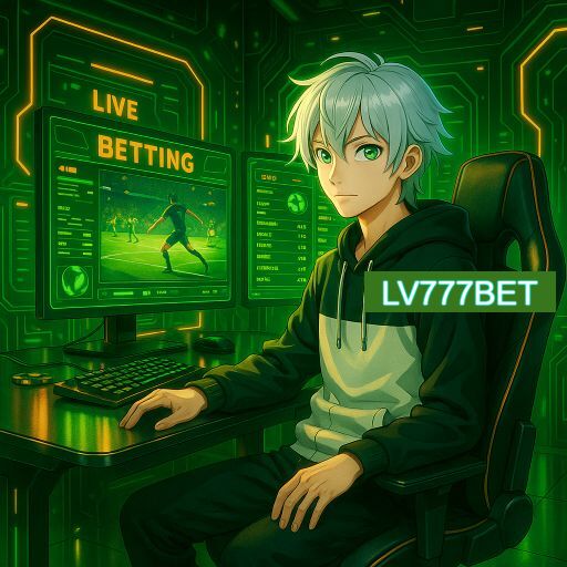 Imagem promocional do app oficial LV777BET destacando a conveniência de jogar cassino online pelo celular ou navegador