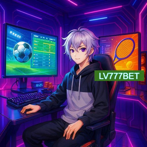 Imagem promocional do app oficial LV777BET destacando a conveniência de jogar cassino online pelo celular ou navegador
