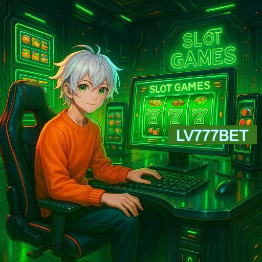 Imagem promocional do app oficial LV777BET destacando a conveniência de jogar cassino online pelo celular ou navegador