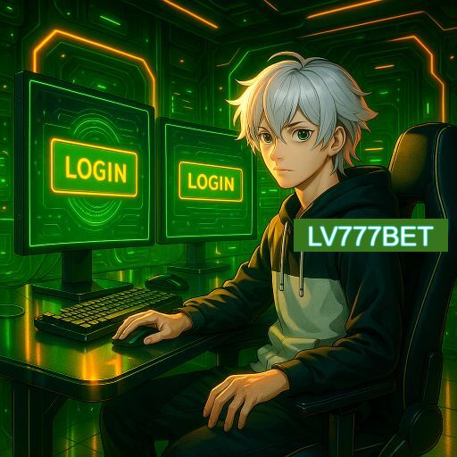 Imagem promocional do app oficial LV777BET destacando a conveniência de jogar cassino online pelo celular ou navegador