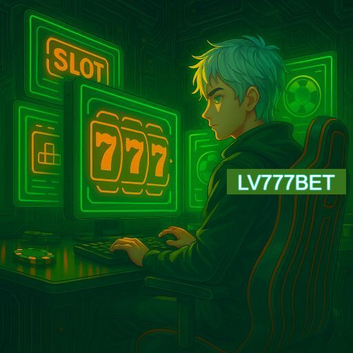 Imagem promocional do app oficial LV777BET destacando a conveniência de jogar cassino online pelo celular ou navegador